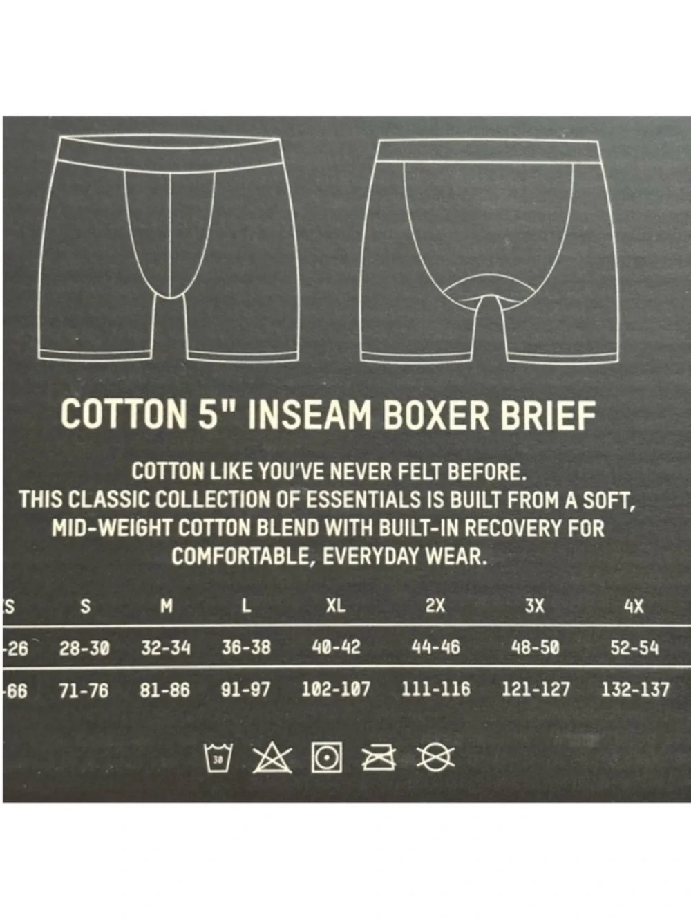 SKIMS Men’s 5” Boxer Brief 3-Pack Heather Multi Size 2X New in Box